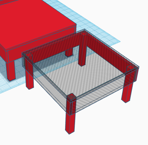 a screenshot from tinkercad. its basically a square with legs. :P